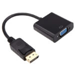 Adaptateur DisplayPort Vers VGA Noir