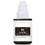 Bouteille D’encre Adaptable Canon Gi 490 Bk 135 ml- Noir – GI-490