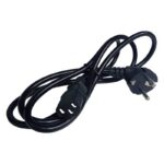 Câble d'alimentation Secteur blindé CEE 7/7 vers IEC C13 - Noir